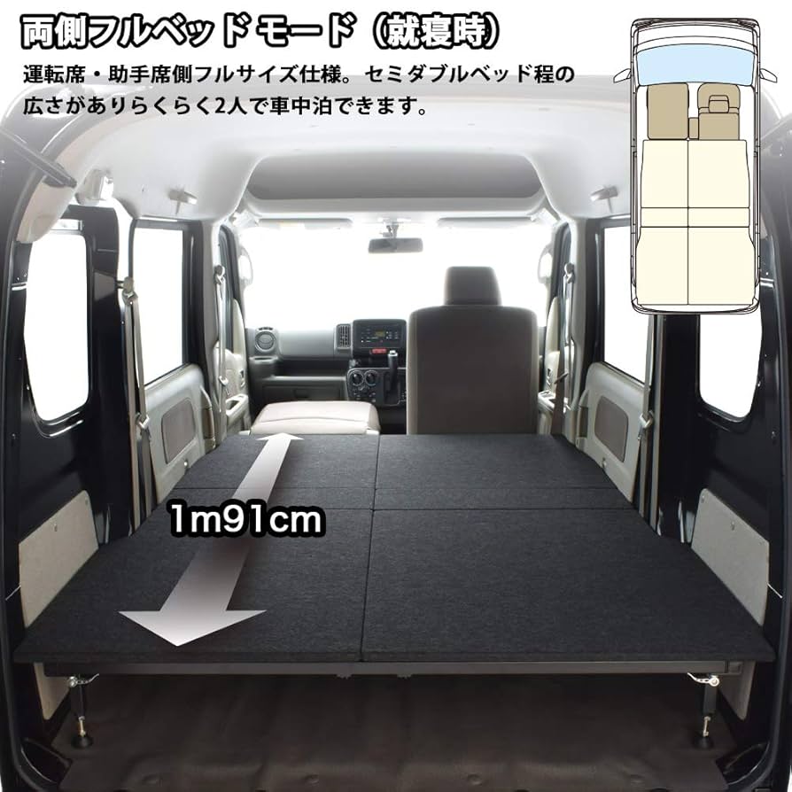 NIKEマンさま専用DA17Vエブリィベッドキット(収納高35センチタイプ) 楽天市場】DA17V エブリィバン PC/PA/GA専用 ハイタイプ ベッド
